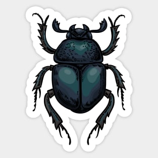 Dung beetle Sticker